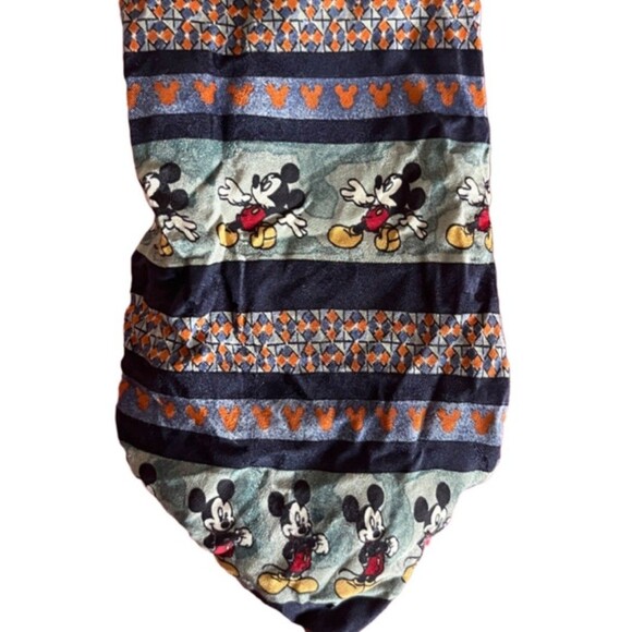 Vintage Mickey Inc Mickey Mouse Neck Tie Necktie 100% Silk Classic 90s - Picture 1 of 6
